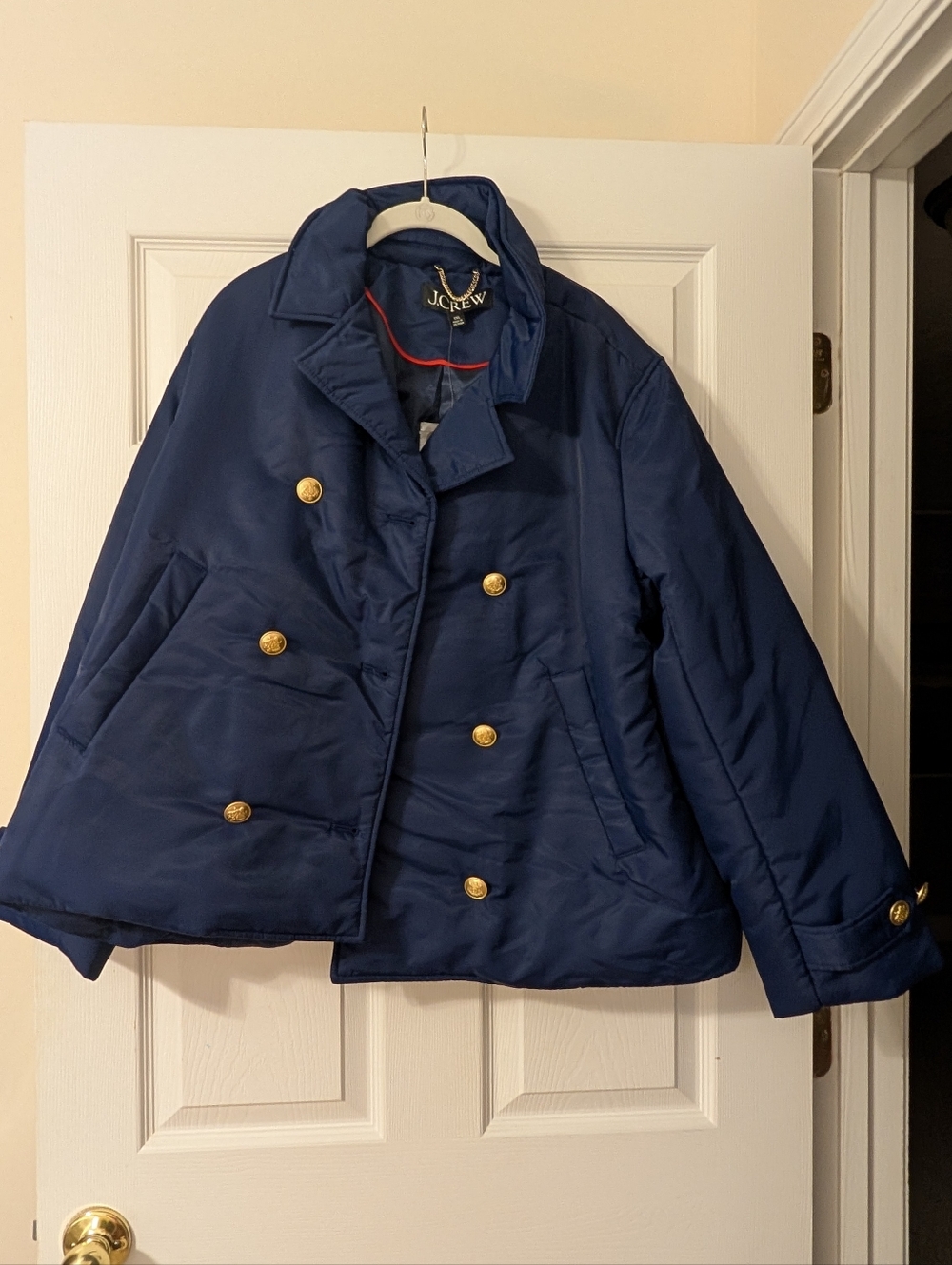 JCrew Primaloft Puffer Pea Coat XXL